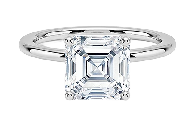 Nathalie Emerald Cut Diamond Ring
