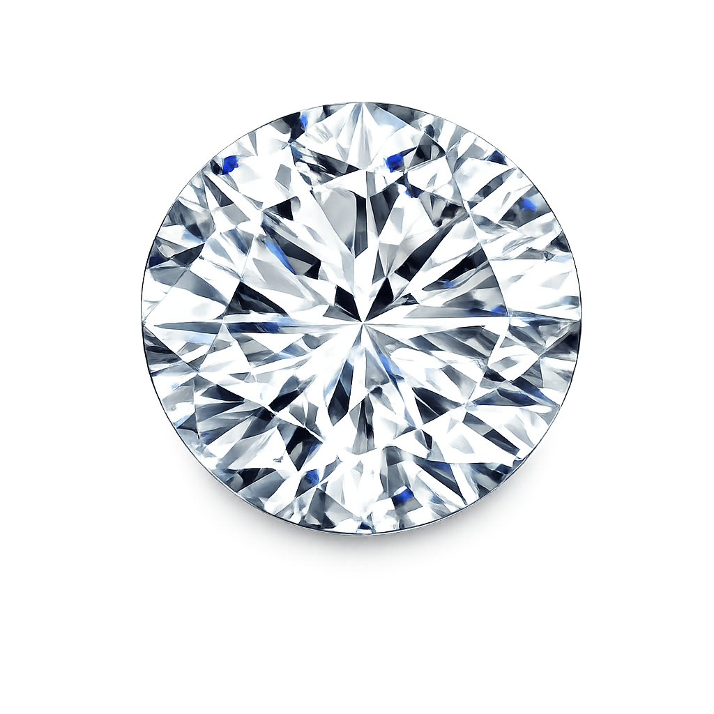 Trellis Round Diamond Solitaire Ring | Yellow Gold | Green Carat